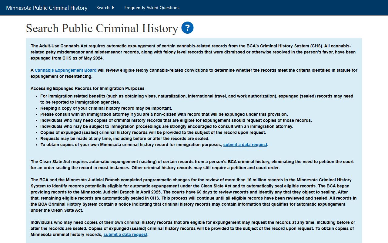 Otter Tail County arrest records BCA criminal history search
