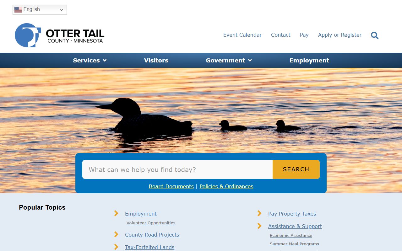 Otter Tail County court records official county homepage
